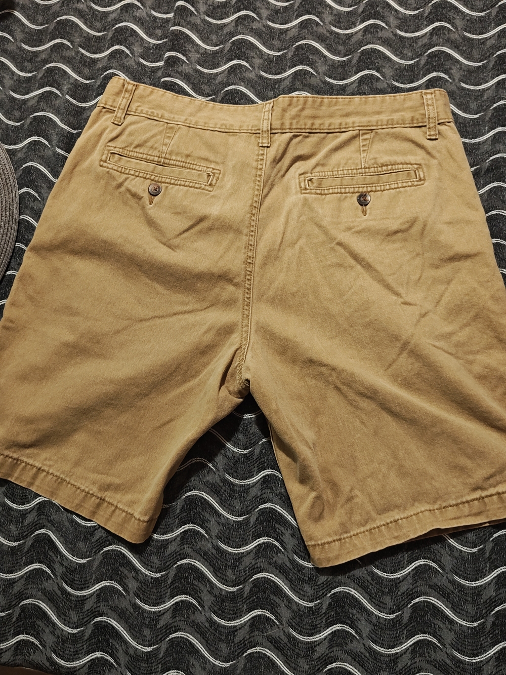 Faded Glory Khaki Flat-Front Men's Shorts